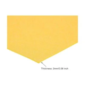 uxcell Hojas de espuma EVA con purpurina amarilla de 11 x_3