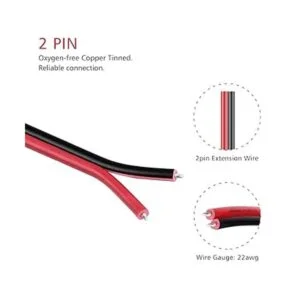 Cable de extensión de luz de barco de 2 pines de 2 pines_4
