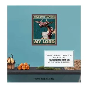 Your Butt Servilletas My Lord Decoraciones de dragón_7