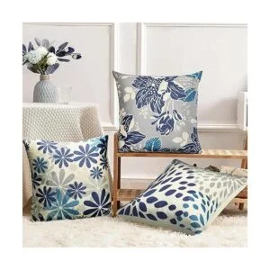 Baidast Juego de 4 fundas de almohada decorativas de 18 x_4