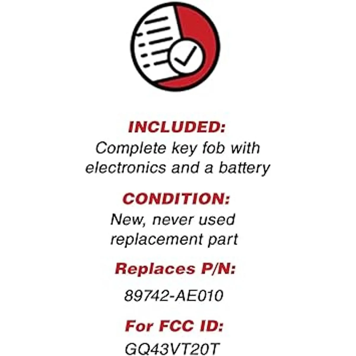 KeylessOption Mando a distancia 3btn para Toyota GQ43VT20T_3