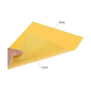 uxcell Hojas de espuma EVA con purpurina amarilla de 11 x_4