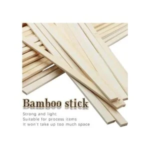Fansunta 100 palitos de bambú natural fuerte de 15_3