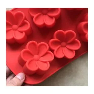Molde de silicona Plumeria Rubra Molde de 6 cavidades_5