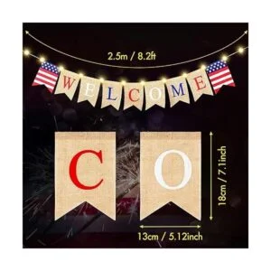 Decoración de pancarta de bienvenida para el hogar con_5