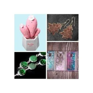 Mini chips metálicos irregulares de cristal triturado de_6