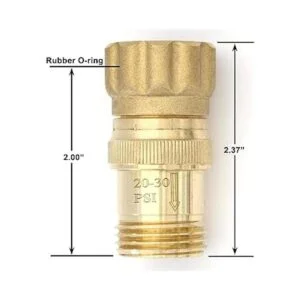 Regulador reductor de presión de agua de 25 psi para_4