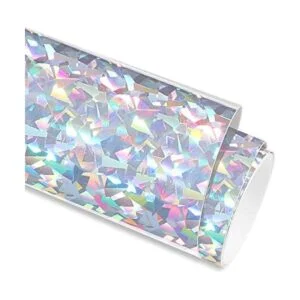 GIRAFVINYL Vinilo permanente holográfico de vidrio roto_1