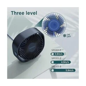 EasyAcc Ventilador de escritorio USB mini ventilador USB_3