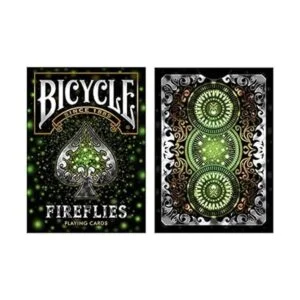 Cartas de juego de bicicleta con diseño de luciérnagas_2