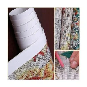 Juego de números de pintura de diamante 5D DIY Baby Yoda_3