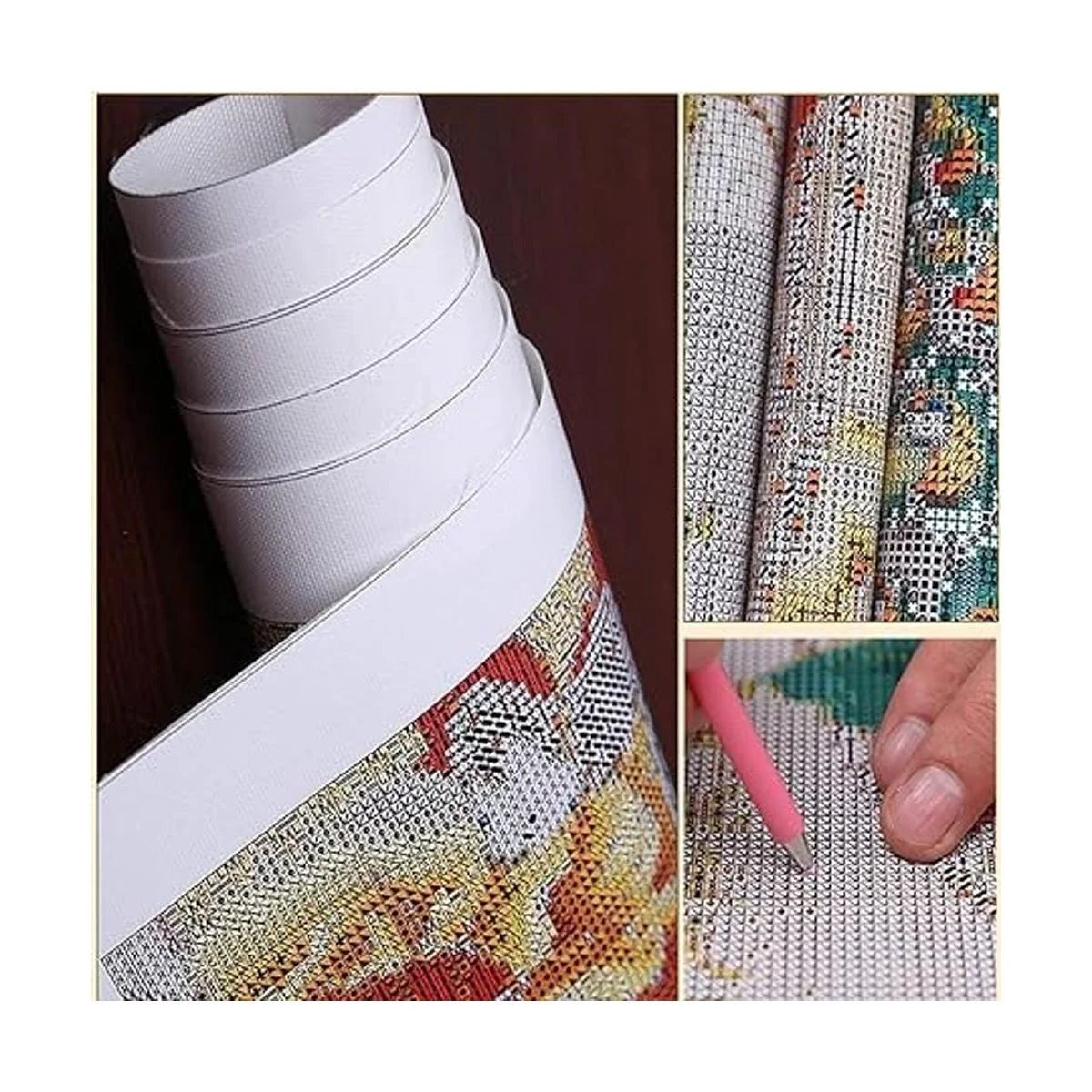 Juego de números de pintura de diamante 5D DIY Baby Yoda_3