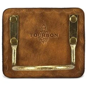 TOURBON Funda de cuero para cinturón de acero con martillo_1