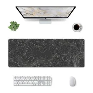 Topographic Contour Alfombrilla de ratón para juegos_2