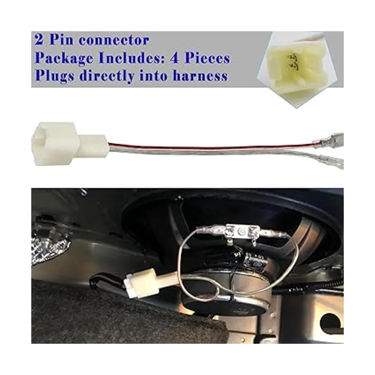 Paquete de 4 adaptadores de arnés de altavoz de repuesto_5