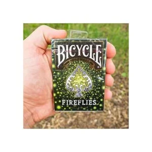 Cartas de juego de bicicleta con diseño de luciérnagas_4