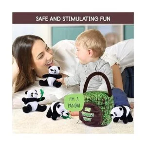 My Talking Plush Pandas Hut Juego de juguetes de_3