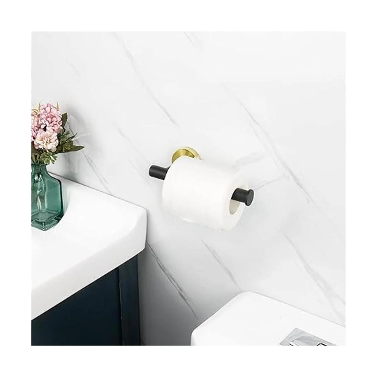 NearMoon Soporte de papel higiénico para baño acero_2