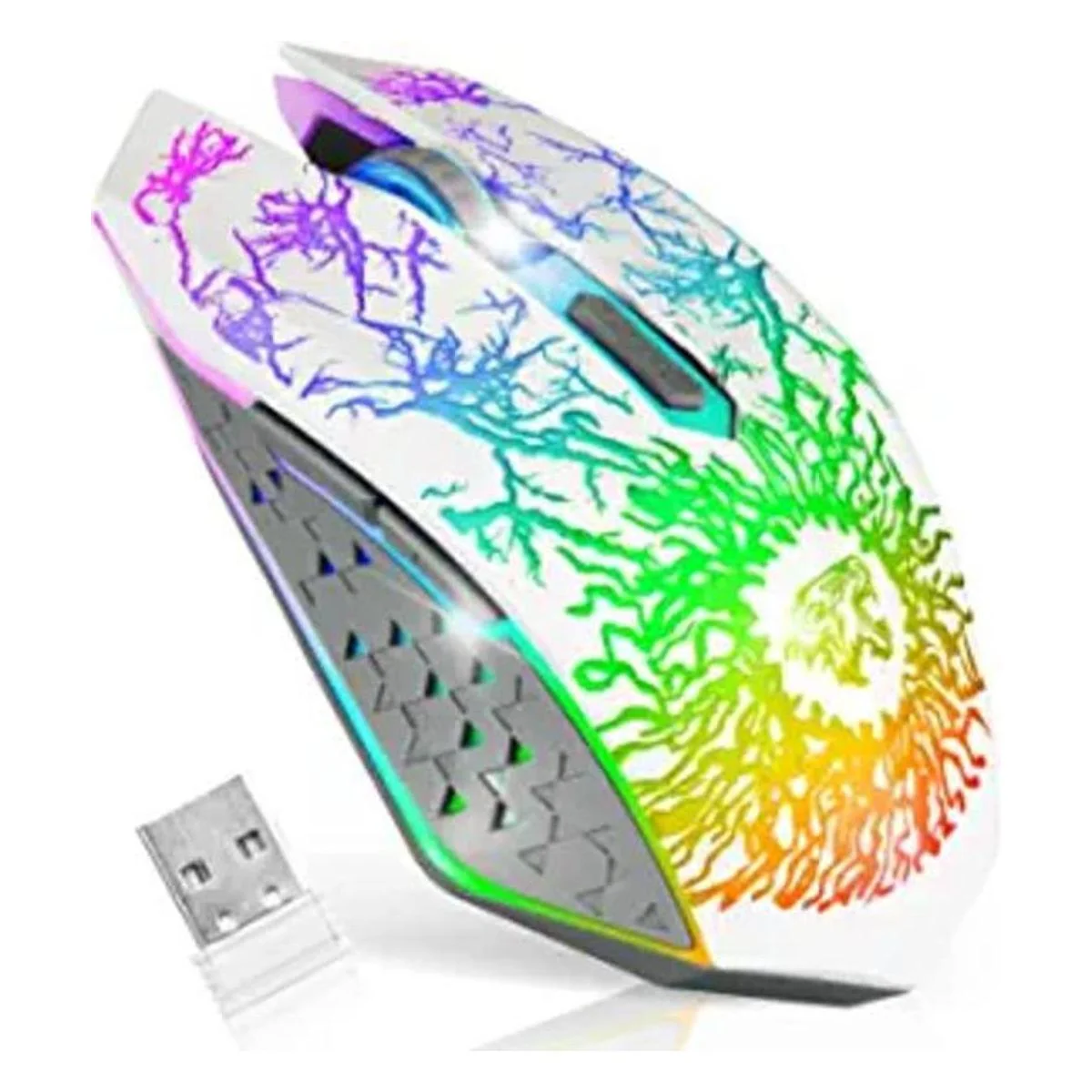 VEGCOO Mouse inalámbrico para juegos C10 mouse recargable_1