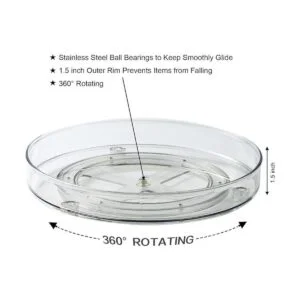Large Lazy Susan Rotating Turntable Organizer for_7