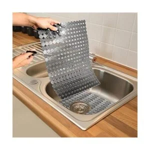 Qulable Paquete de 2 alfombrillas de fregadero de cocina_6