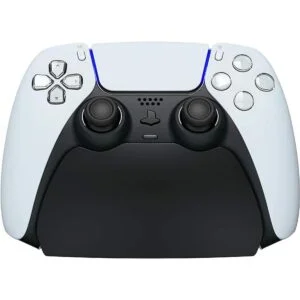 PlayVital Soporte de pantalla de control negro sólido para_1