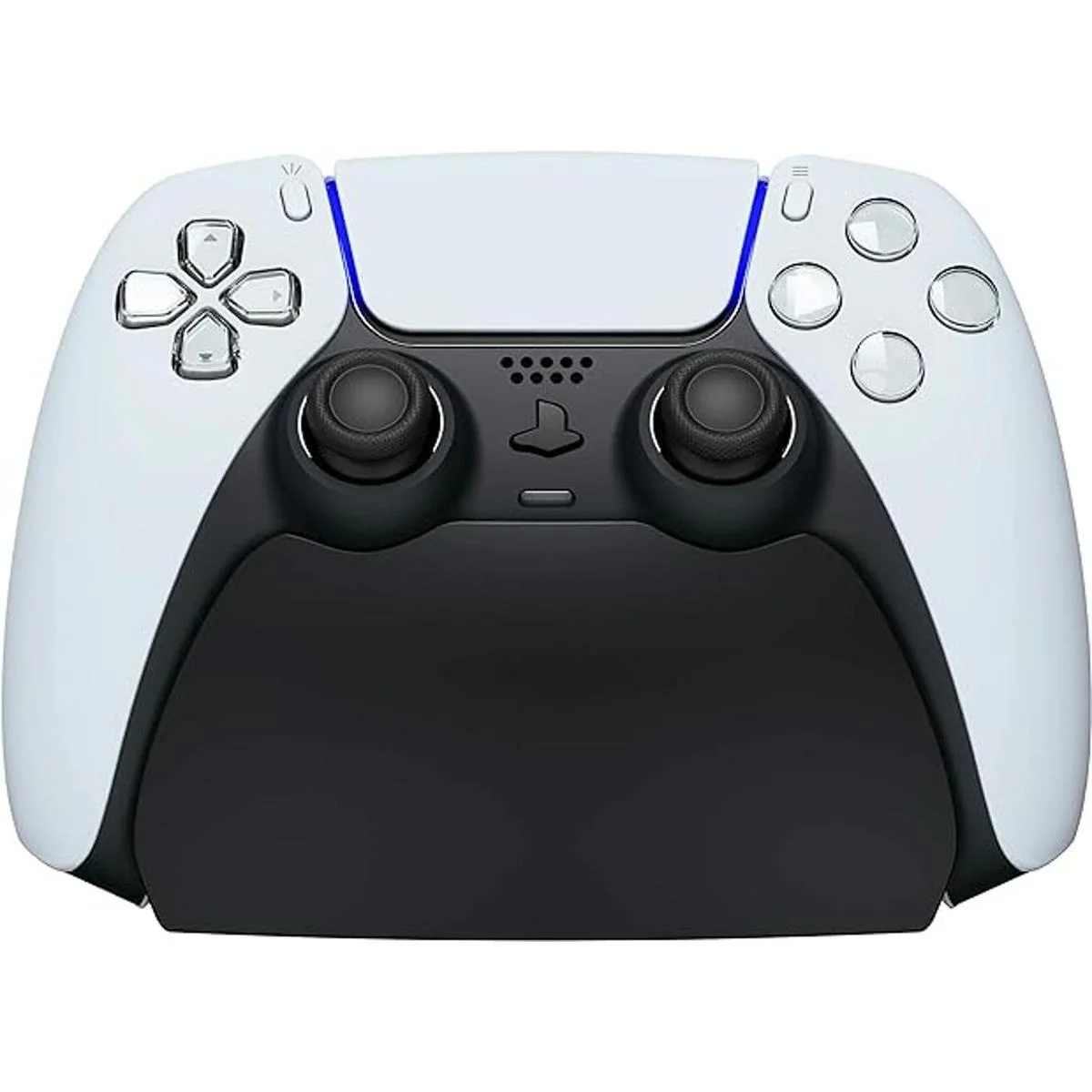 PlayVital Soporte de pantalla de control negro sólido para_1