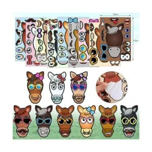 72 hojas de pegatinas para hacer un caballo de caballo_4