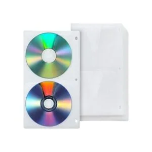 36 unidades 4 discos DVD Poly mangas 3 anillas fundas_1