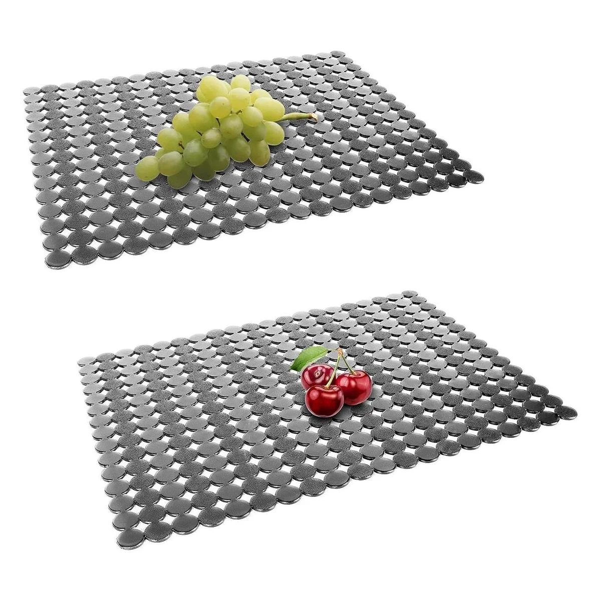 Qulable Paquete de 2 alfombrillas de fregadero de cocina_1