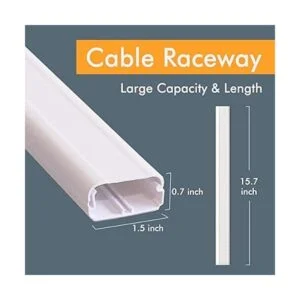 Cubierta de cable de TV en la pared sistema de gestión de_2