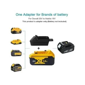 ZLWAWAOL DM18M Adaptador de batería con enchufe de carga_3