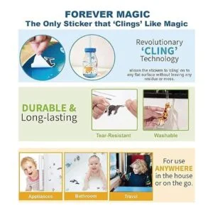 Libro de calcomanías mágicas educativas para niños niños_2