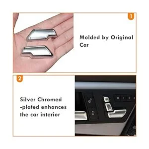 Moonlinks Mercedes Benz Calcomanías cromadas para botón_5