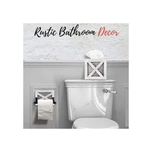 Autumn Alley Soporte de papel higiénico blanco de granja_6