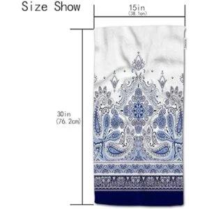 HGOD DESIGNS Paisley Toallas de mano borde horizontal_3