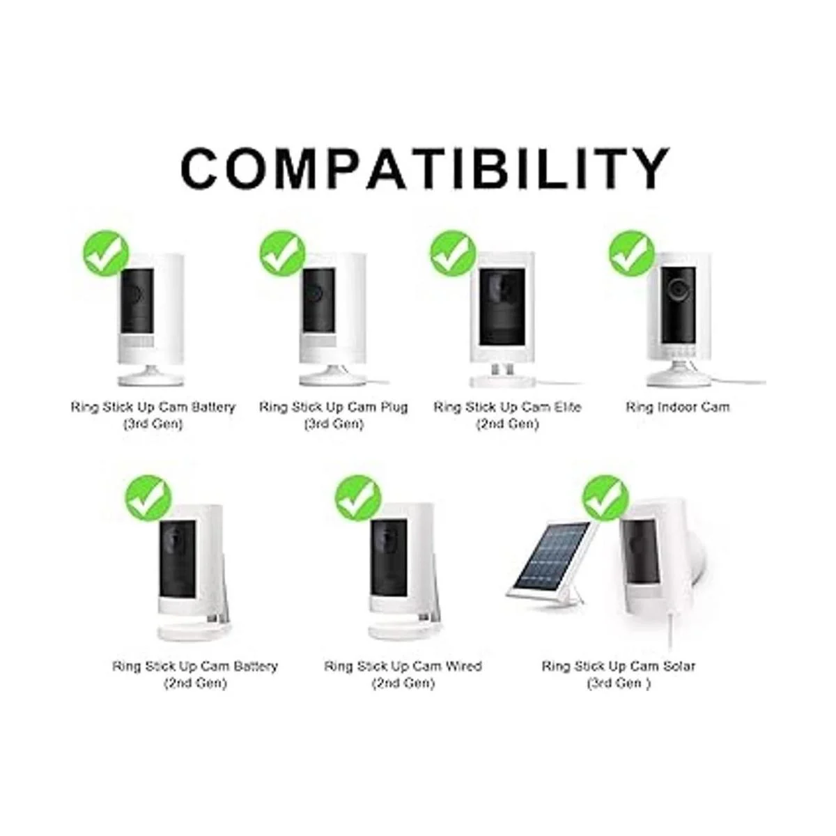 Paquete de 2 soportes flexibles compatibles con leva_3