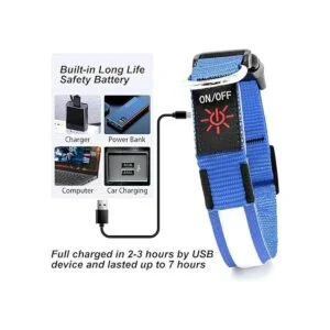 YFbrite Collar de perro LED recargable por USB_2