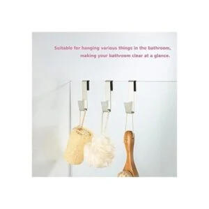 MOKIUER Ganchos para puerta de ducha gancho para toalla_2