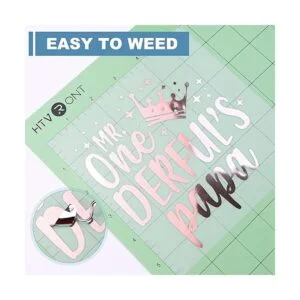 HTVRONT Vinilo cromado de oro rosa vinilo metálico de_3