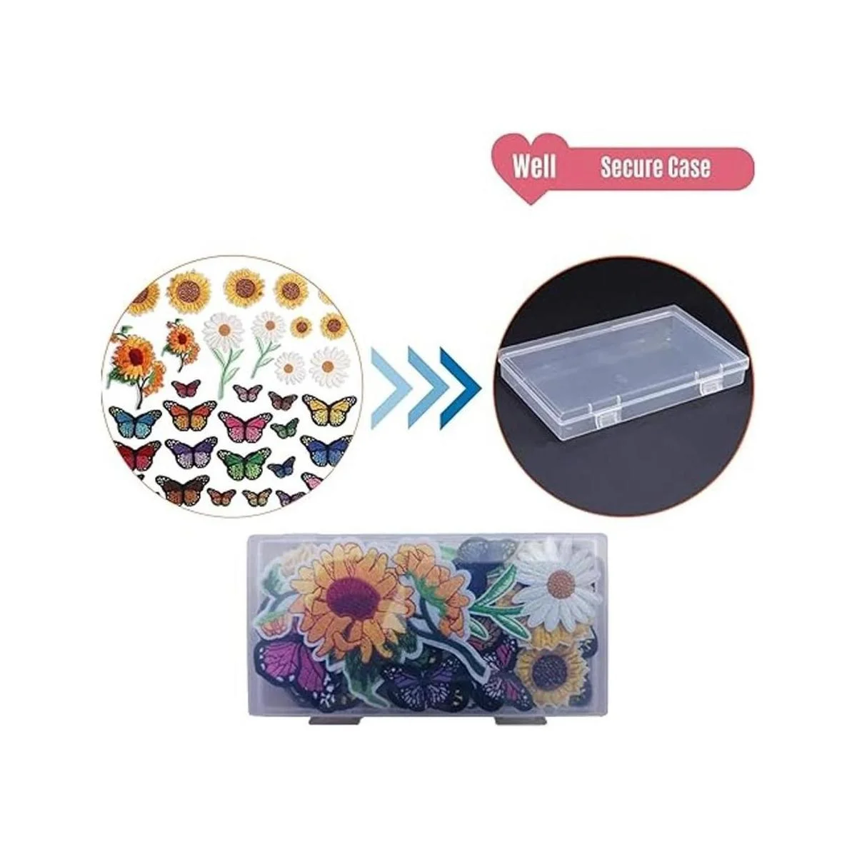 Juego de 35 parches bordados para planchar para ropa_4