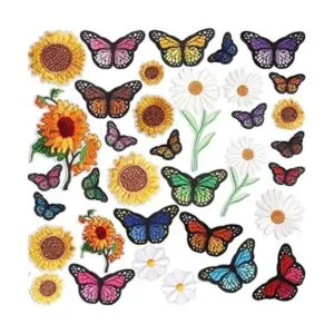 Juego de 35 parches bordados para planchar para ropa_1