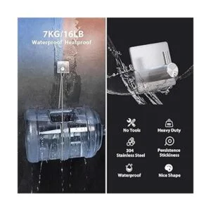 Ganchos adhesivos de pared resistentes impermeables de_7