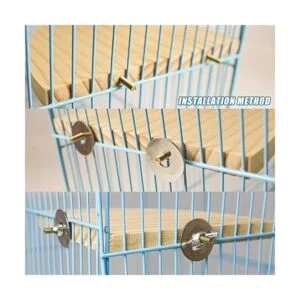 Suruikei Juego de 2 plataformas de perca para pájaros_4