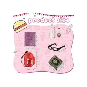 Juego de 17 piezas de mini material escolar para muñecas_2