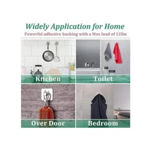Ganchos adhesivos de pared resistentes impermeables de_6