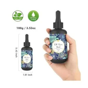 Resina UV 3.53 oz de pegamento duro cristalino de curado_7
