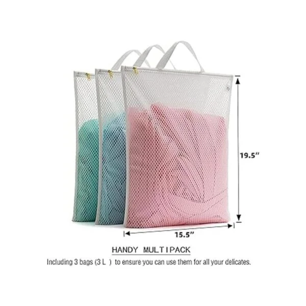 Tenrai Bolsa de lavado de malla con cremallera YKK bolsa_3