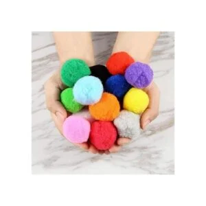 60 pompones 15 colores 2 pulgadas muy grandes_6