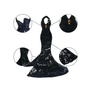 Vestido de muñeca hecho a mano de edición limitada con_2